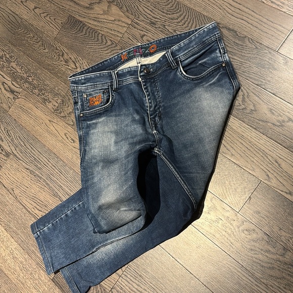Kenzo Capri denim pants Sz 36 - Picture 15 of 16